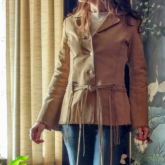 Wet Seal Leather Jacket - Picture 2 of 7